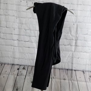 Black full panel maternity leggings like new